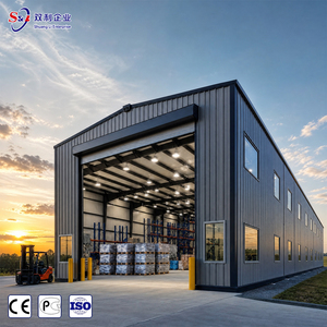 Fast Assembly Prefab Steel Warehouse Building For Logistics Center Custom Design Prefabricated Steel Warehouse Structure