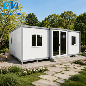 Waterproof Prefab Luxury Villa 20Ft Expandable Container House Prefabricated Portable Mobile Tiny Home
