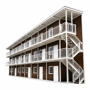 Stackable Multi-Story Flat Pack Container House Modular Prefabricated Apartment for Residential & Commercial Use