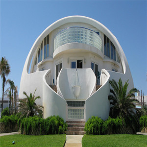 China Steel structure factory Decorative Art Dome House Tent and Glass Building steel space frame