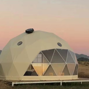 Geodesic Camping Dome Tent for Outdoor Cinema Events Dome Shaped Tent House with Soundproof Panels and AV Equipment Mounts