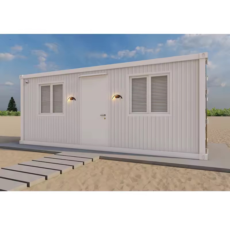 Pitch roof container house with sloped roofing