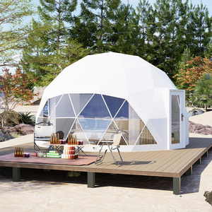 2026 Luxury Four-Season Outdoor Hotel Glamping Geodesic Domes Tent House With PVC Fabric Resort Dome Accommodation
