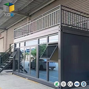 Clear Wall Glass Container House Fast Assembly Prefabricated Modular Office Portable Studio